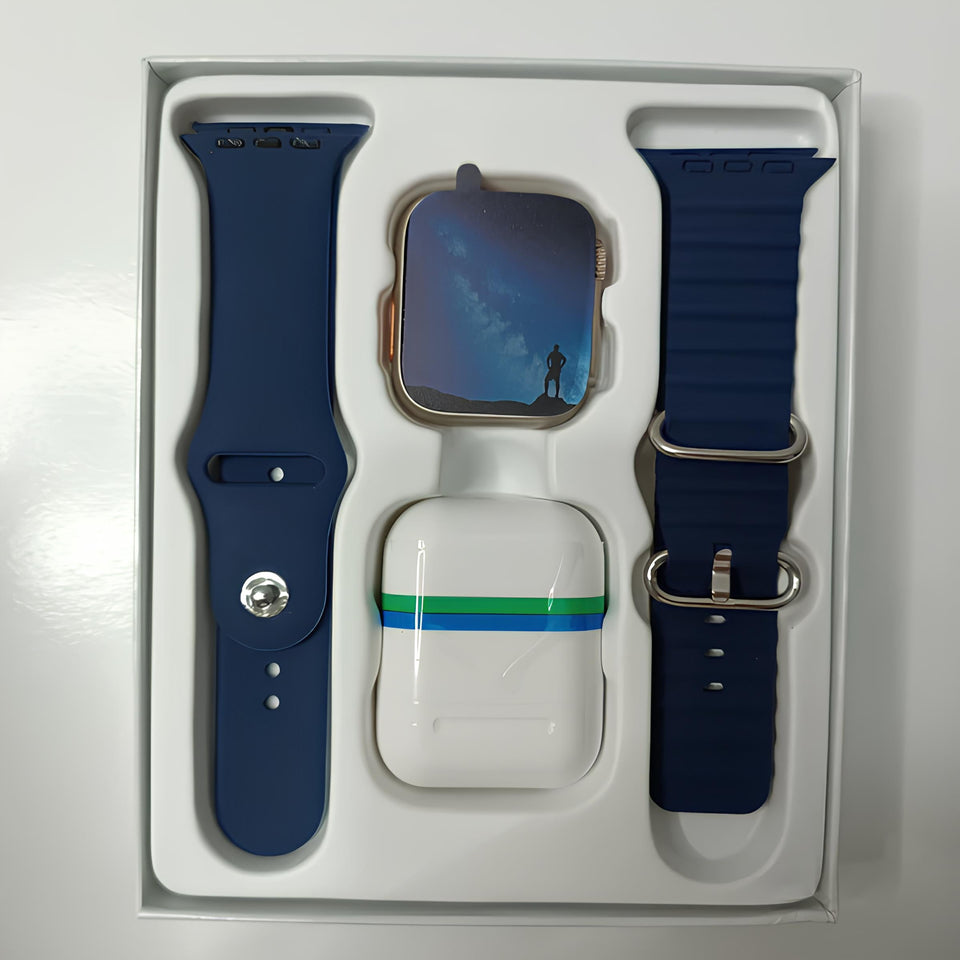 COMBO SMARTWATCH T800 Ultra + AIRPODS COMPATIBLE CON ANDROID Y IPHONE